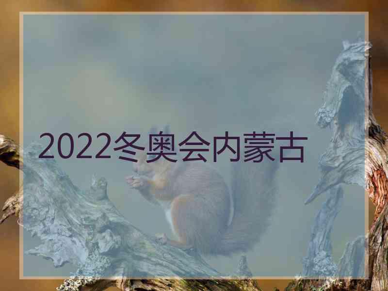 2022冬奥会内蒙古