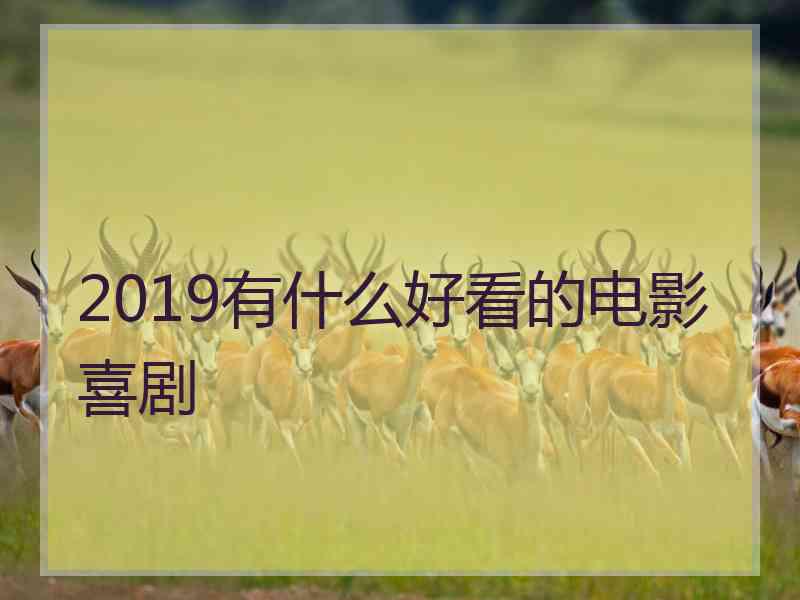 2019有什么好看的电影喜剧