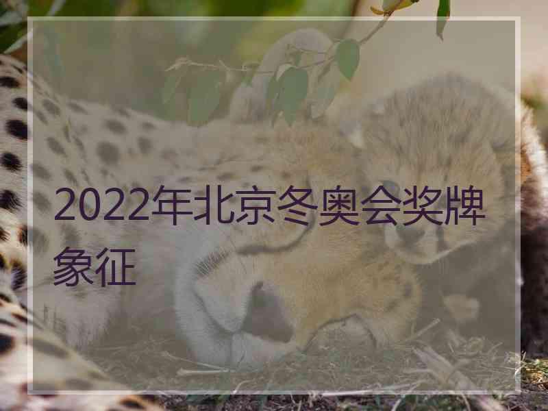 2022年北京冬奥会奖牌象征