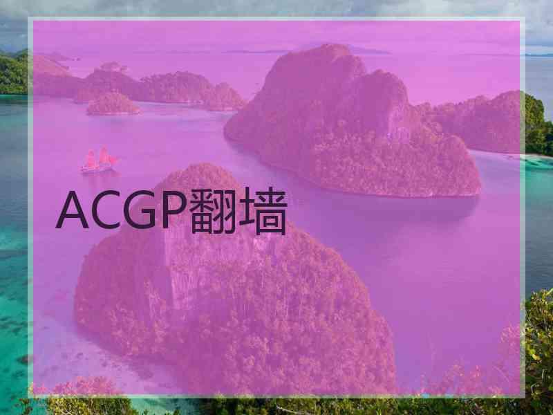 ACGP翻墙