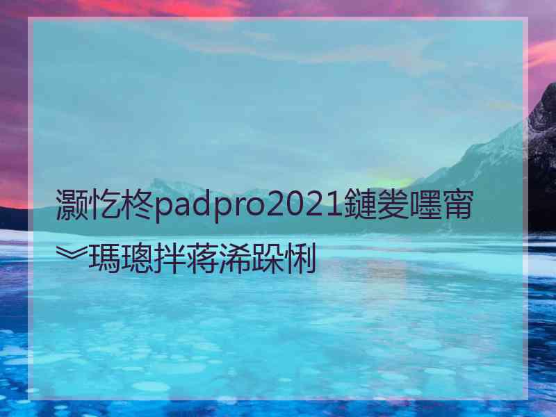 灏忔柊padpro2021鏈夎嚜甯︾瑪璁拌蒋浠跺悧