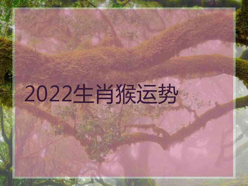 2022生肖猴运势