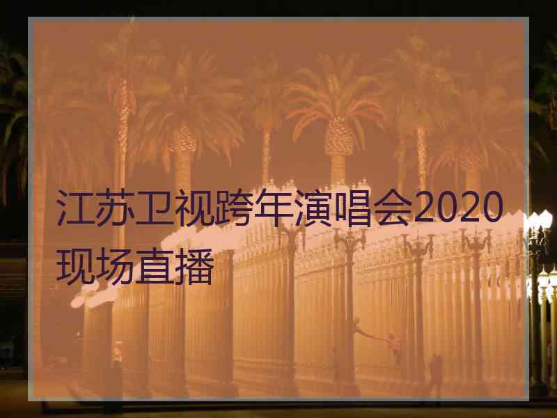 江苏卫视跨年演唱会2020现场直播