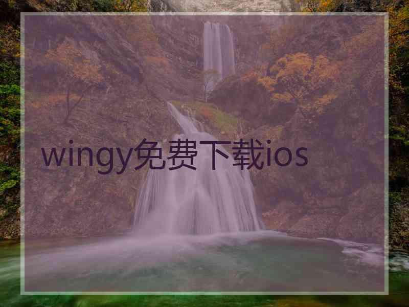 wingy免费下载ios