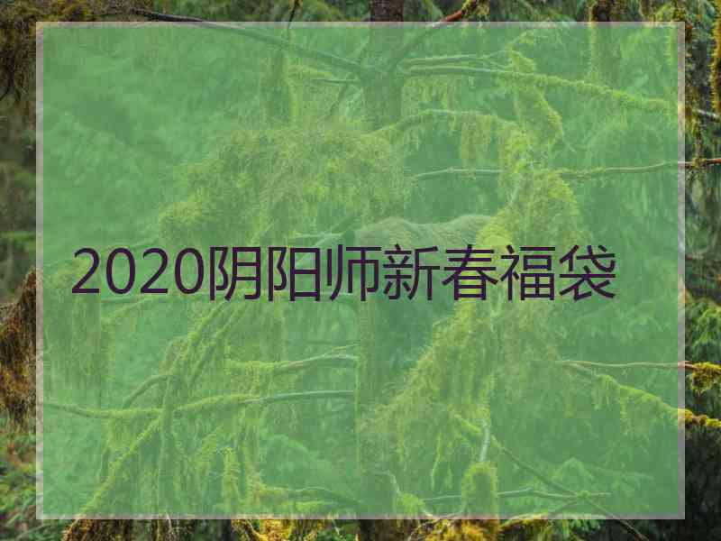 2020阴阳师新春福袋