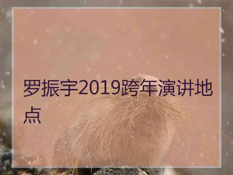 罗振宇2019跨年演讲地点