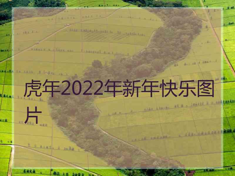 虎年2022年新年快乐图片