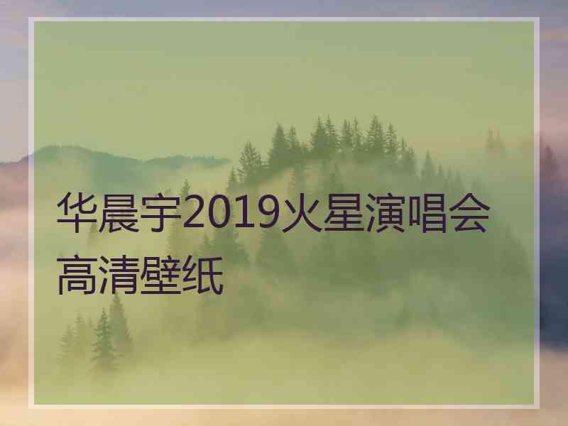 华晨宇2019火星演唱会高清壁纸