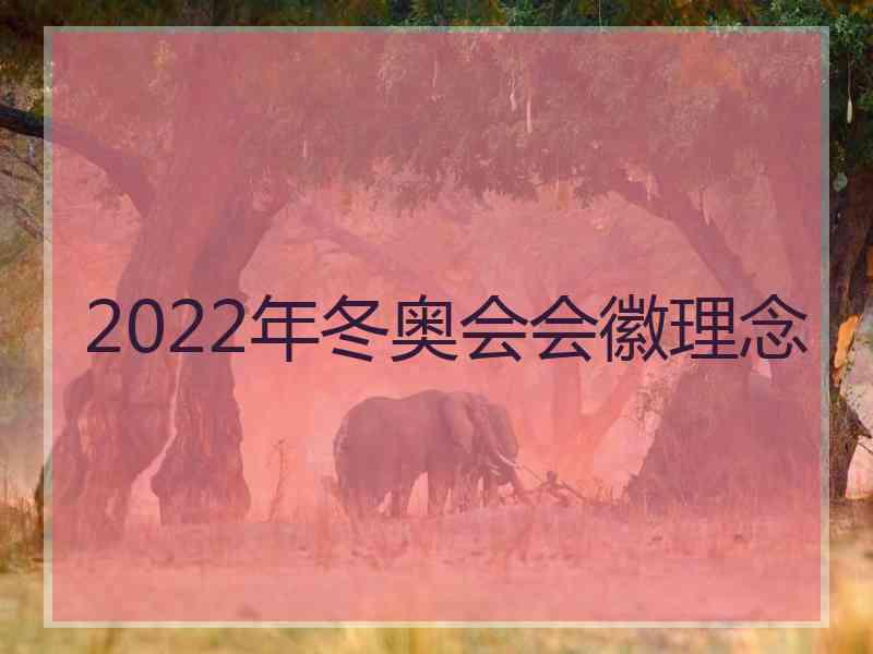 2022年冬奥会会徽理念