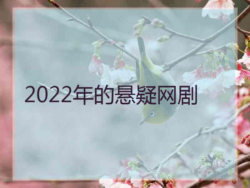 2022年的悬疑网剧