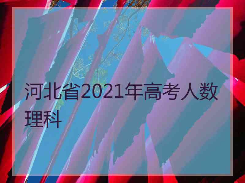 河北省2021年高考人数理科