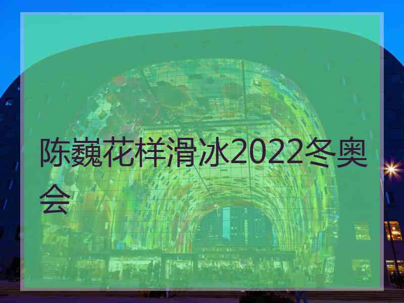 陈巍花样滑冰2022冬奥会