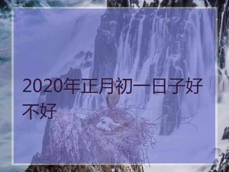 2020年正月初一日子好不好