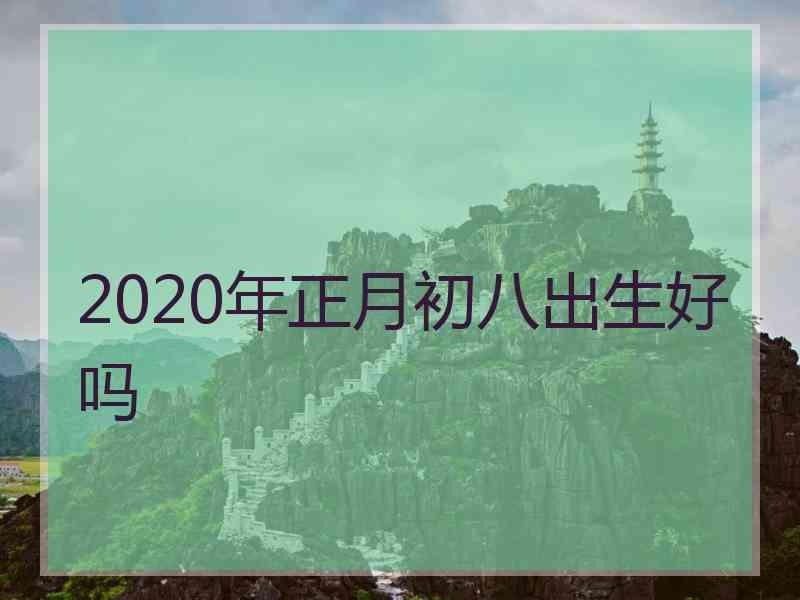 2020年正月初八出生好吗