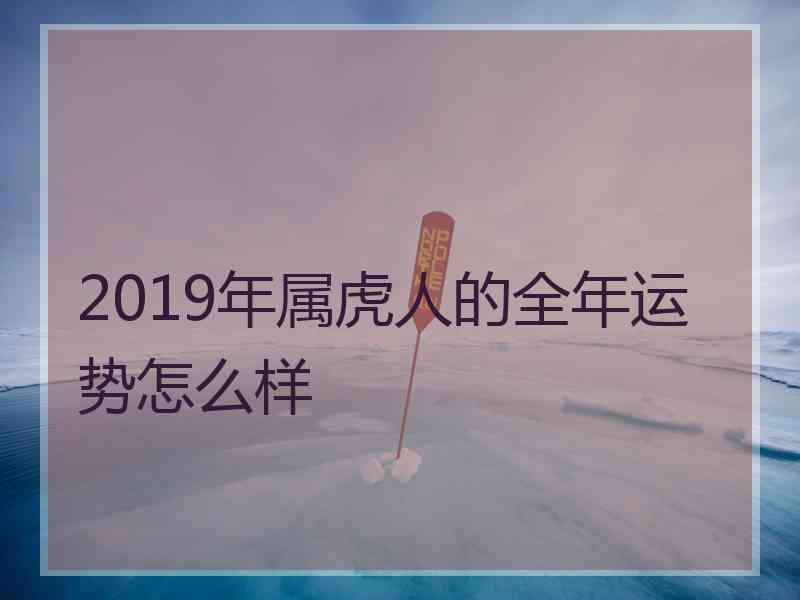 2019年属虎人的全年运势怎么样