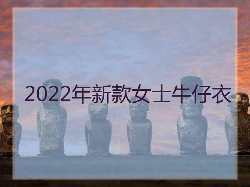 2022年新款女士牛仔衣