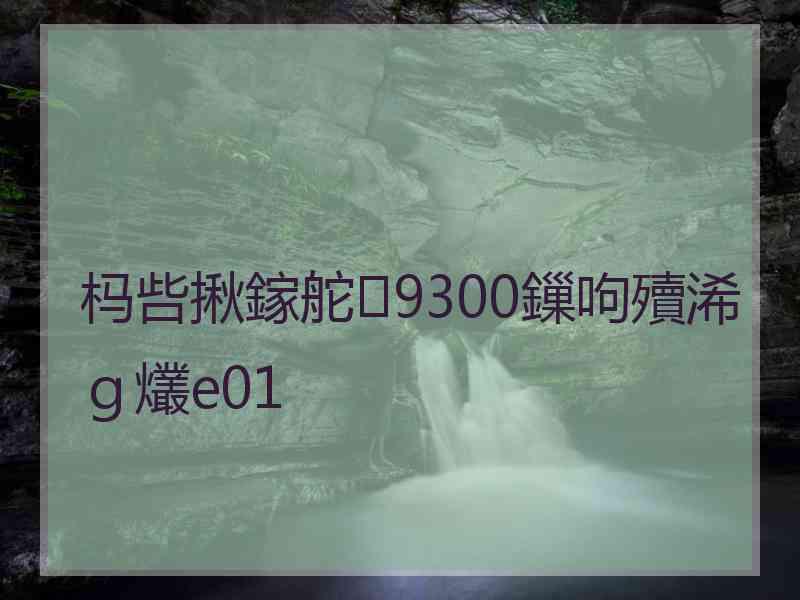 杩呰揪鎵舵9300鏁呴殰浠ｇ爜e01