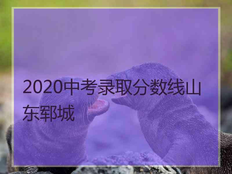 2020中考录取分数线山东郓城