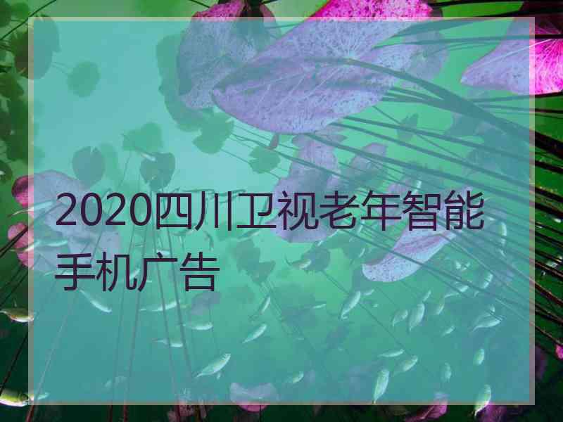 2020四川卫视老年智能手机广告