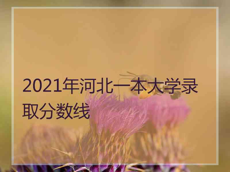 2021年河北一本大学录取分数线