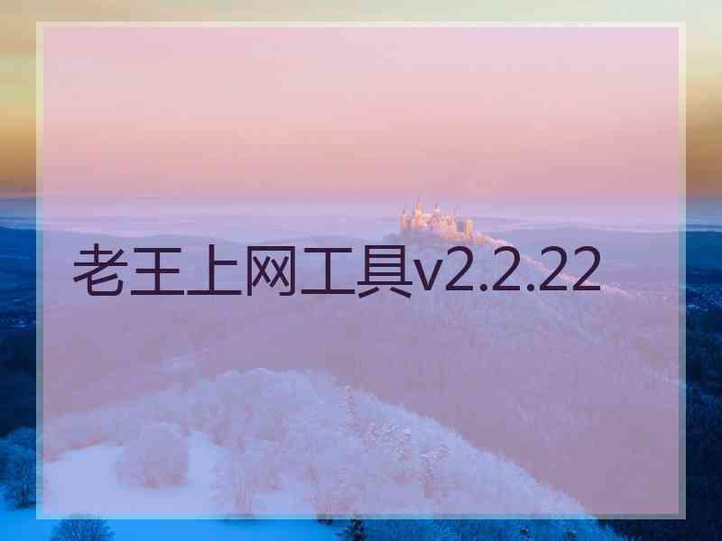 老王上网工具v2.2.22