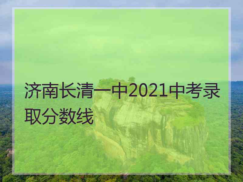 济南长清一中2021中考录取分数线