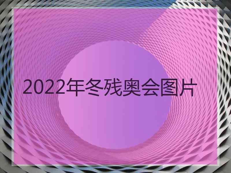 2022年冬残奥会图片