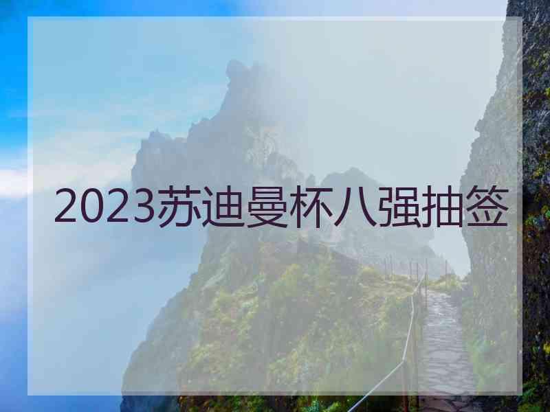 2023苏迪曼杯八强抽签