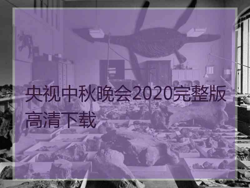 央视中秋晚会2020完整版高清下载