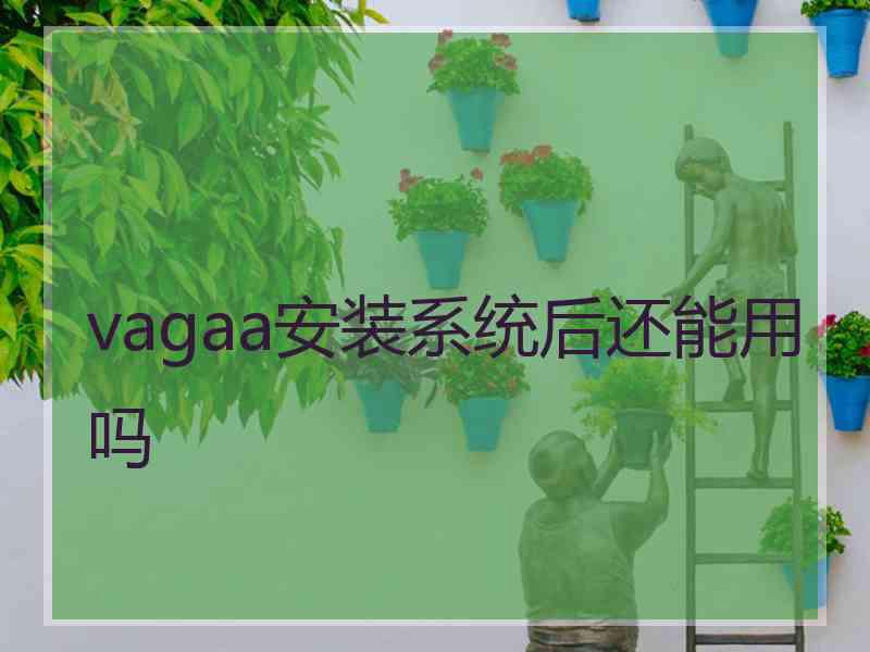 vagaa安装系统后还能用吗