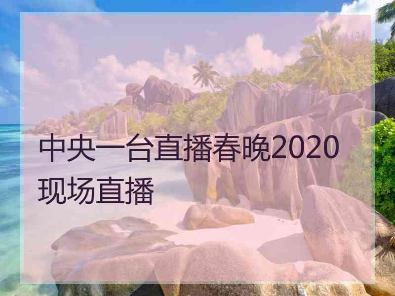 中央一台直播春晚2020现场直播