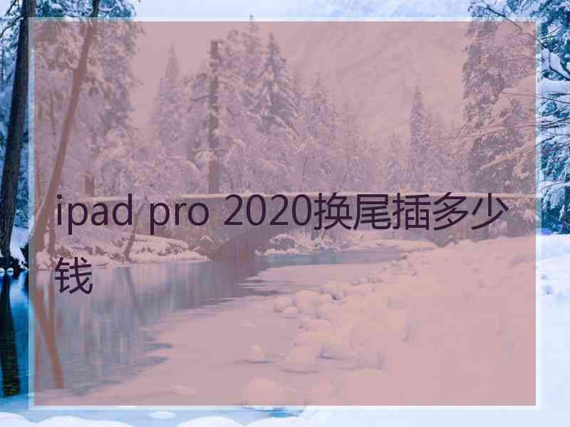 ipad pro 2020换尾插多少钱