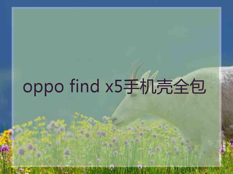 oppo find x5手机壳全包