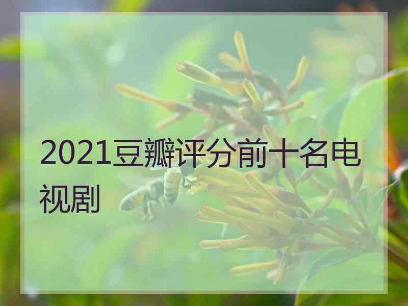 2021豆瓣评分前十名电视剧