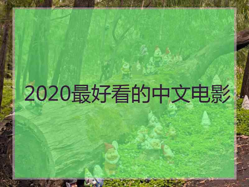 2020最好看的中文电影