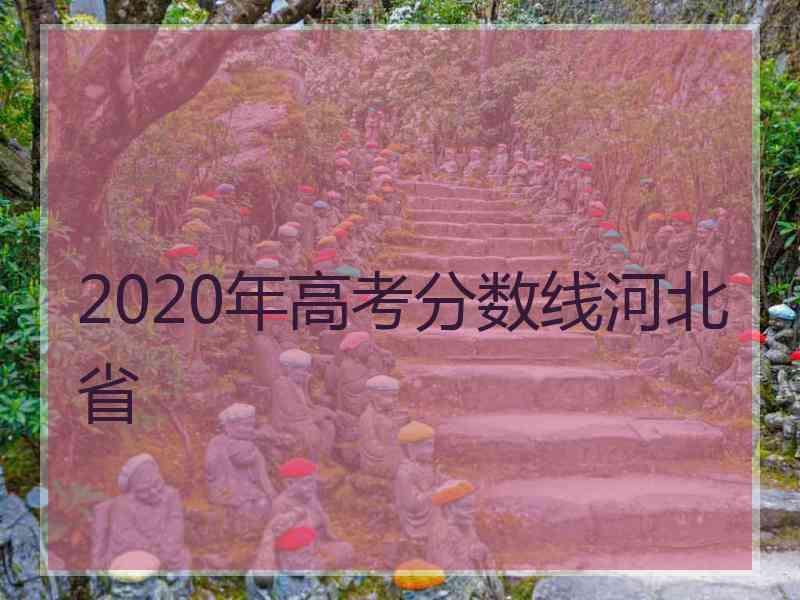 2020年高考分数线河北省