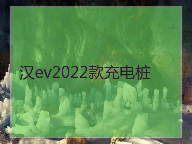 汉ev2022款充电桩