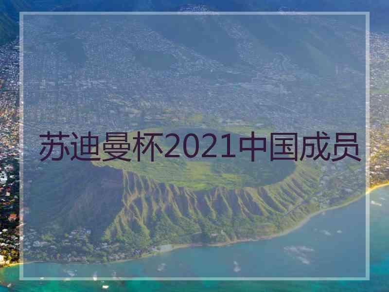 苏迪曼杯2021中国成员