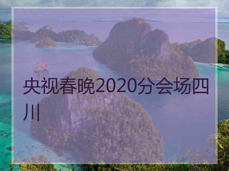 央视春晚2020分会场四川