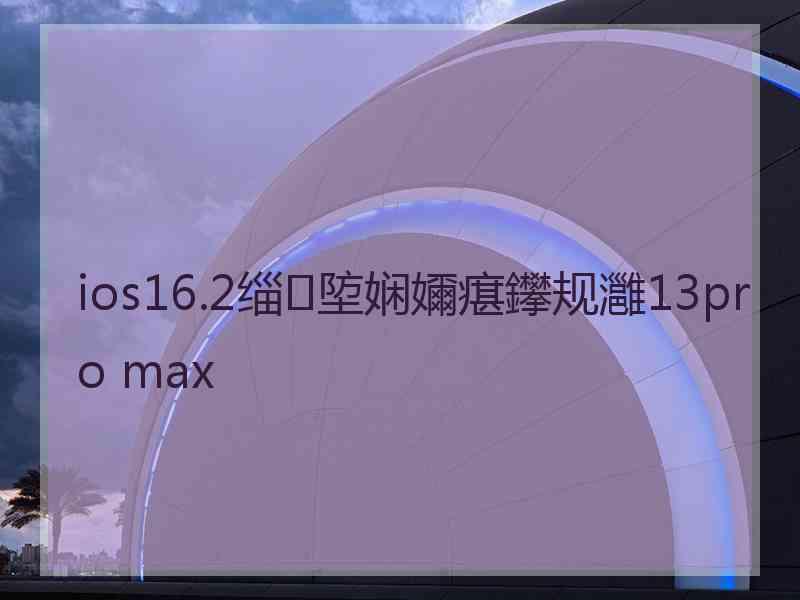 ios16.2缁埅娴嬭瘎鑻规灉13pro max