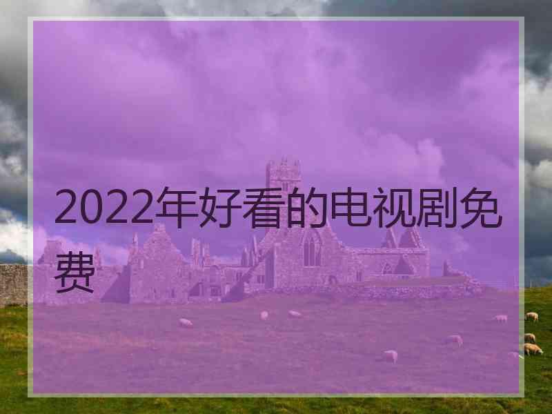 2022年好看的电视剧免费