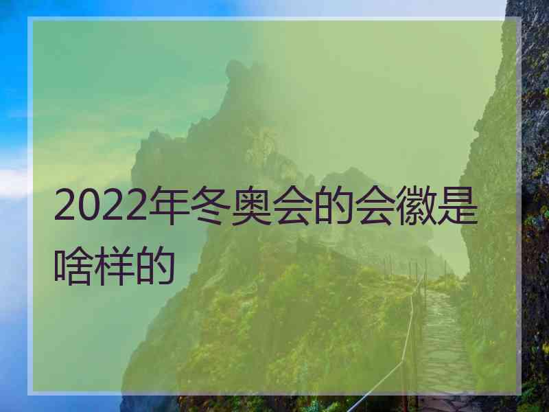 2022年冬奥会的会徽是啥样的