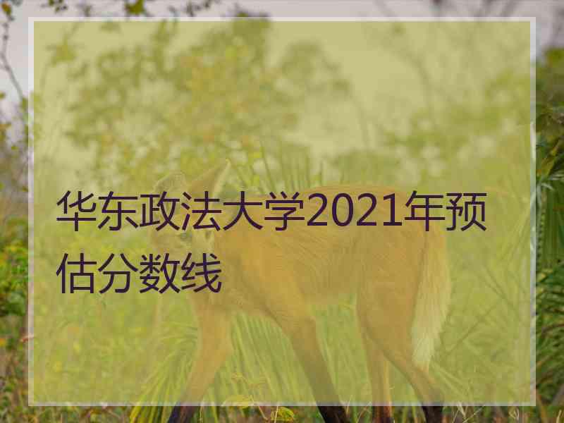 华东政法大学2021年预估分数线