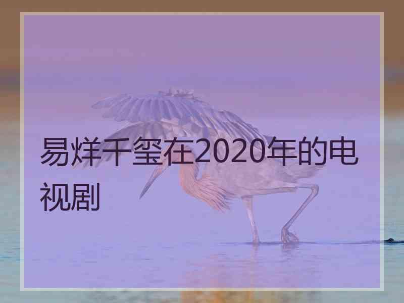 易烊千玺在2020年的电视剧