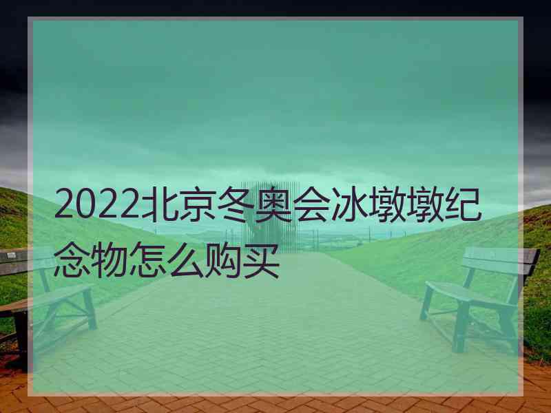 2022北京冬奥会冰墩墩纪念物怎么购买