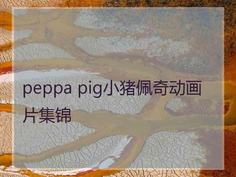 peppa pig小猪佩奇动画片集锦