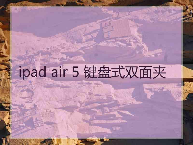 ipad air 5 键盘式双面夹