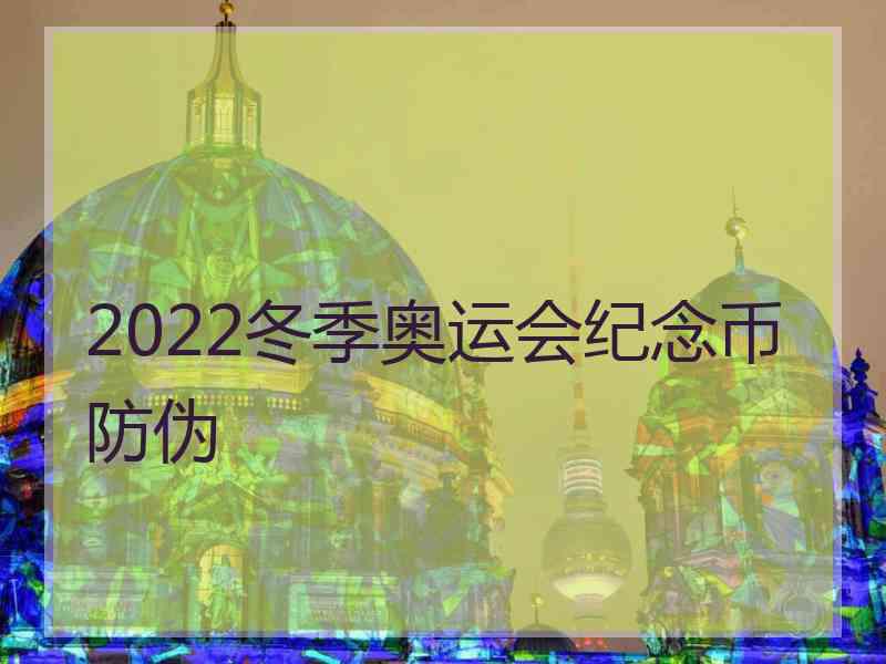 2022冬季奥运会纪念币防伪