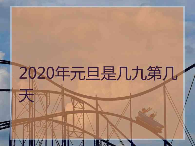 2020年元旦是几九第几天