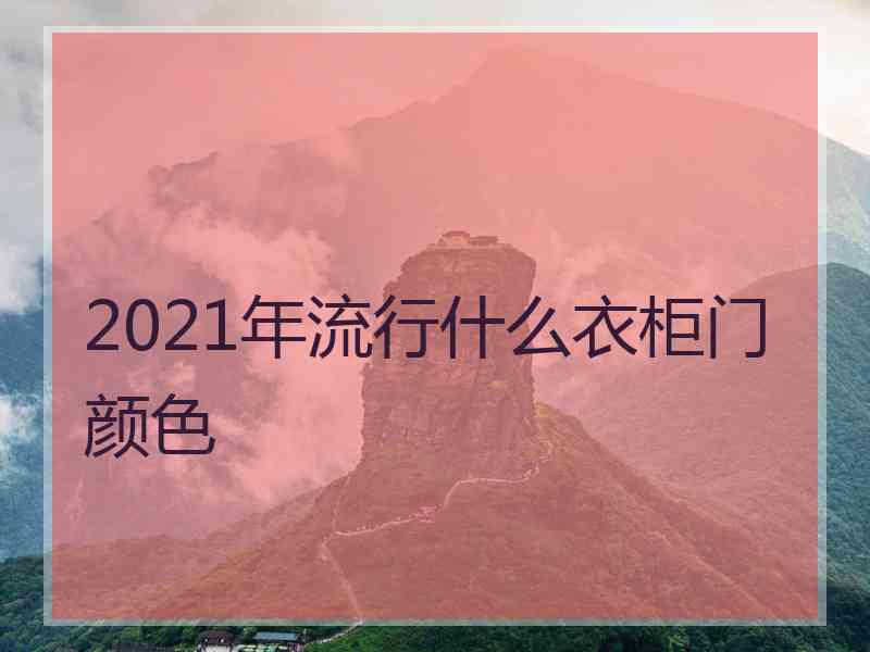 2021年流行什么衣柜门颜色